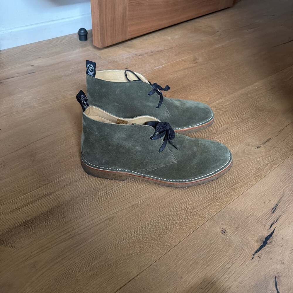 Todd Snyder-Green Chuk’s Boots 10